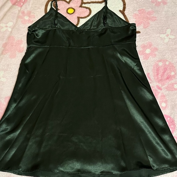 Chelsea & Violet Dark Green Mini Dress - Picture 2 of 3